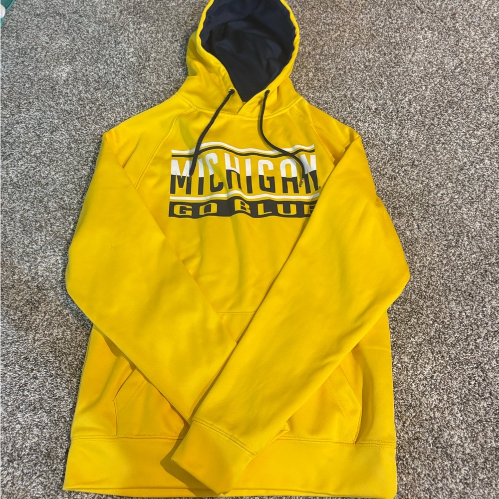 Yellow Michigan Hoodie